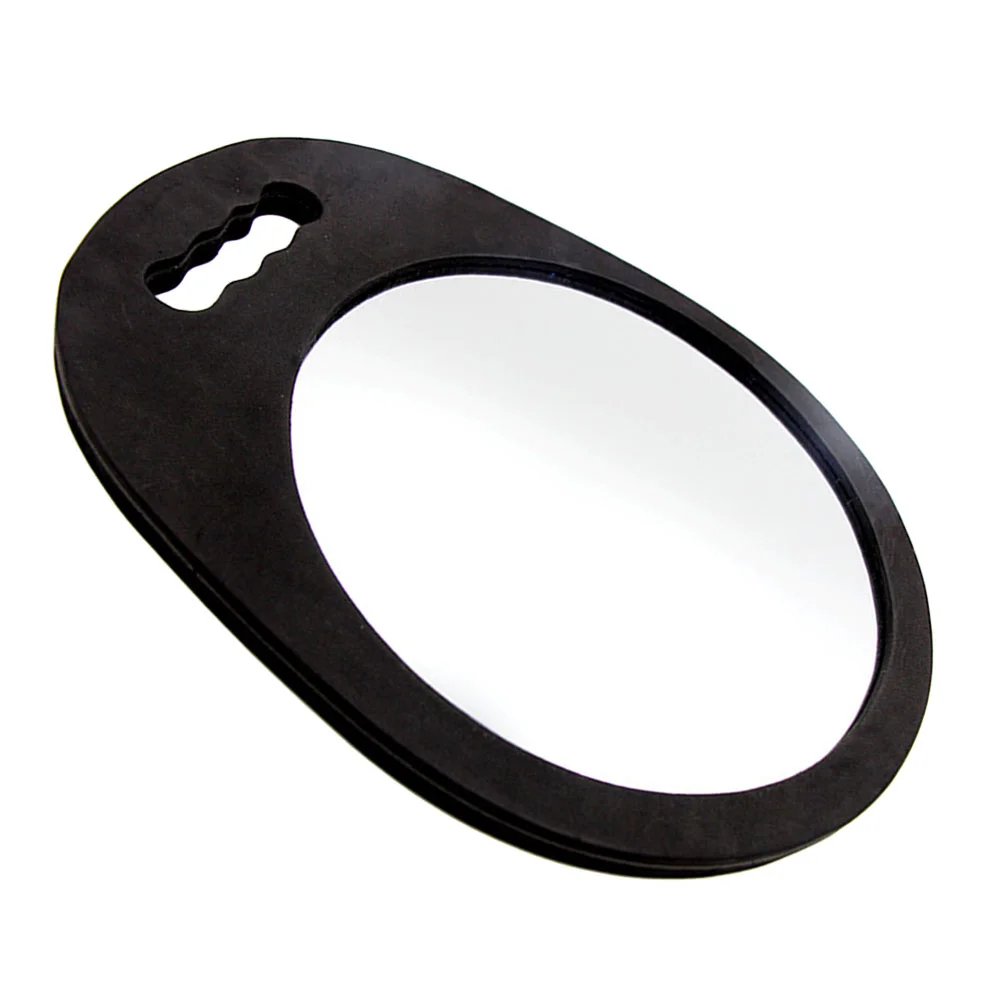 

Mirror Hairdresser Hand Barber Handheldsalon Large Vanity Shops Travelpockethandle Held Barbers Beauty Unbreakable Haircut