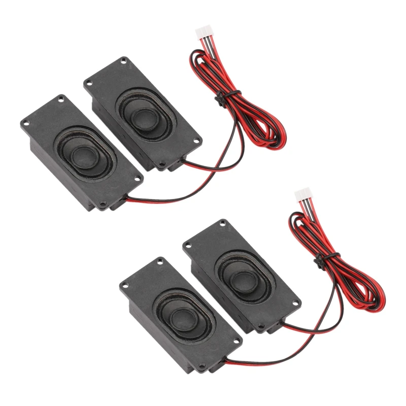

Hot-4 Ohm 3W LCD Panel Speaker Amplifier Audio Frequency Output For V59/56/59 3463A SKR.03 - Black (30Mm X 70Mm) 2 Pair
