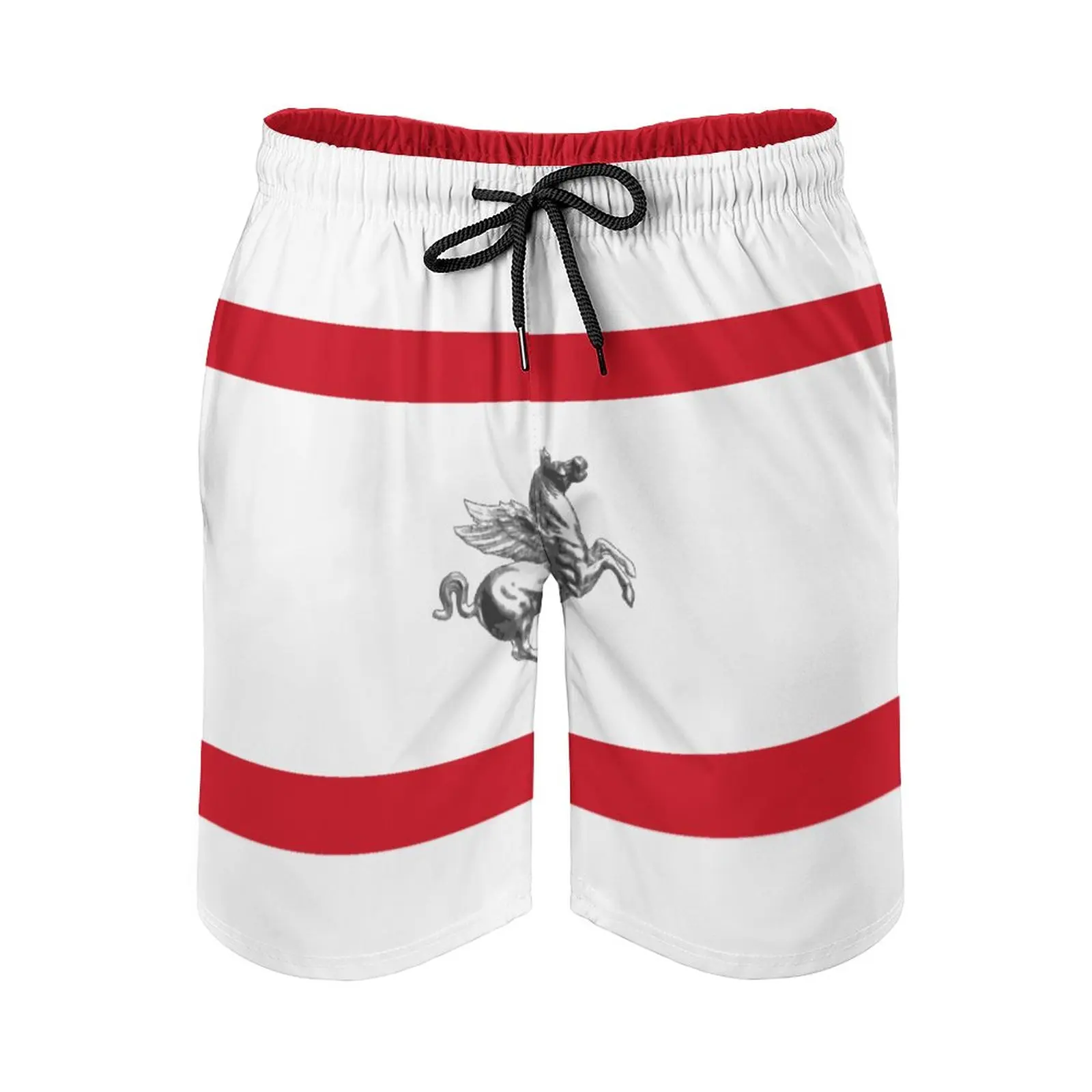 

Anime Men's Beach Shorts Flag of Tuscany Loose Elastic Causal Hot Sale Male Shorts Basketball Adjustable Drawstring Breathable Q