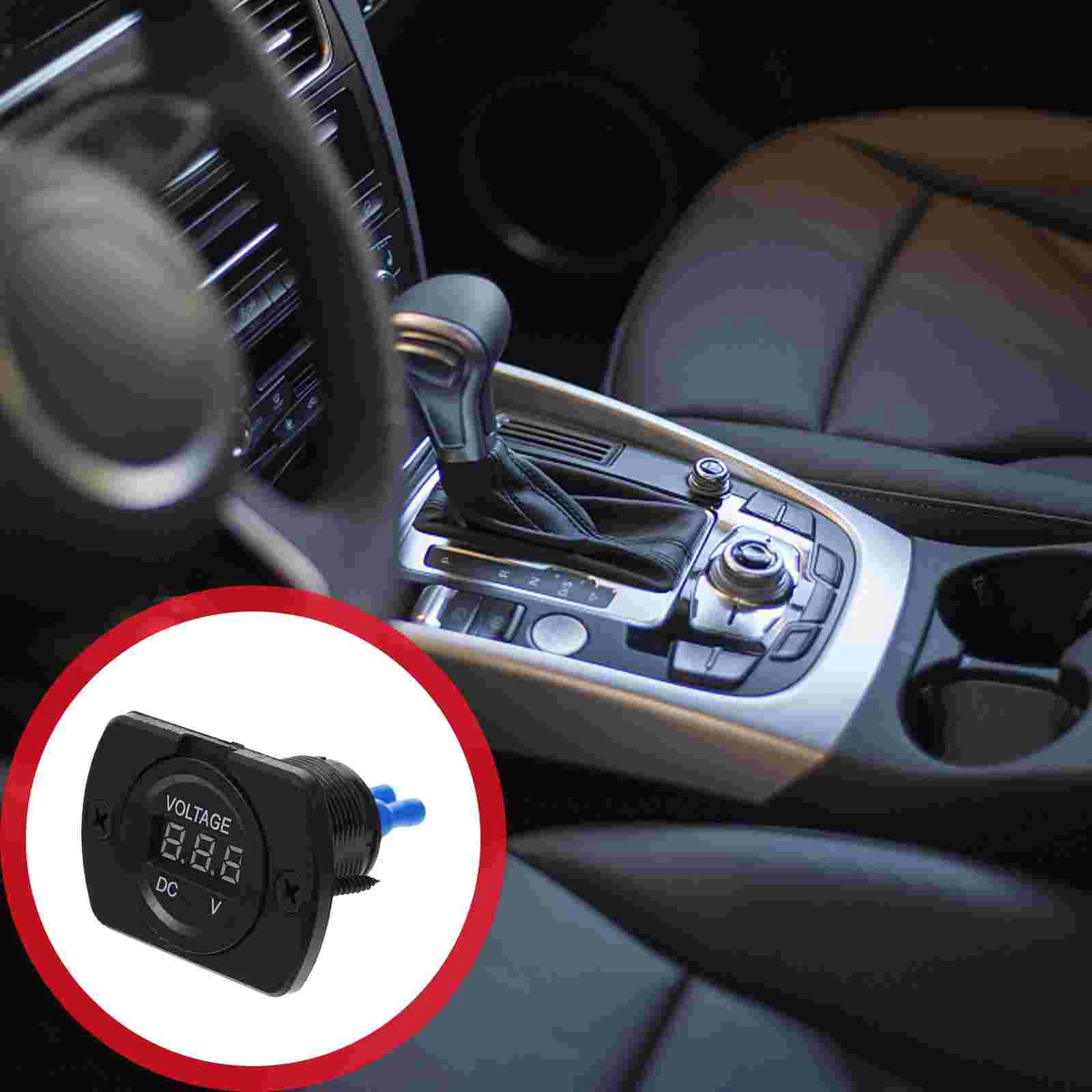 

1Pc Practical Professional Car Voltmeter Panel Voltage Tester Gauge Voltage Tester Meter