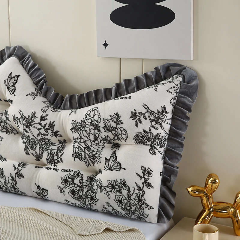 2025 Bed Headboard Pillow Rectangular Tatami Bedside Cushion Sleeping Neck Body Large Backrest Support Bolster Room Decor