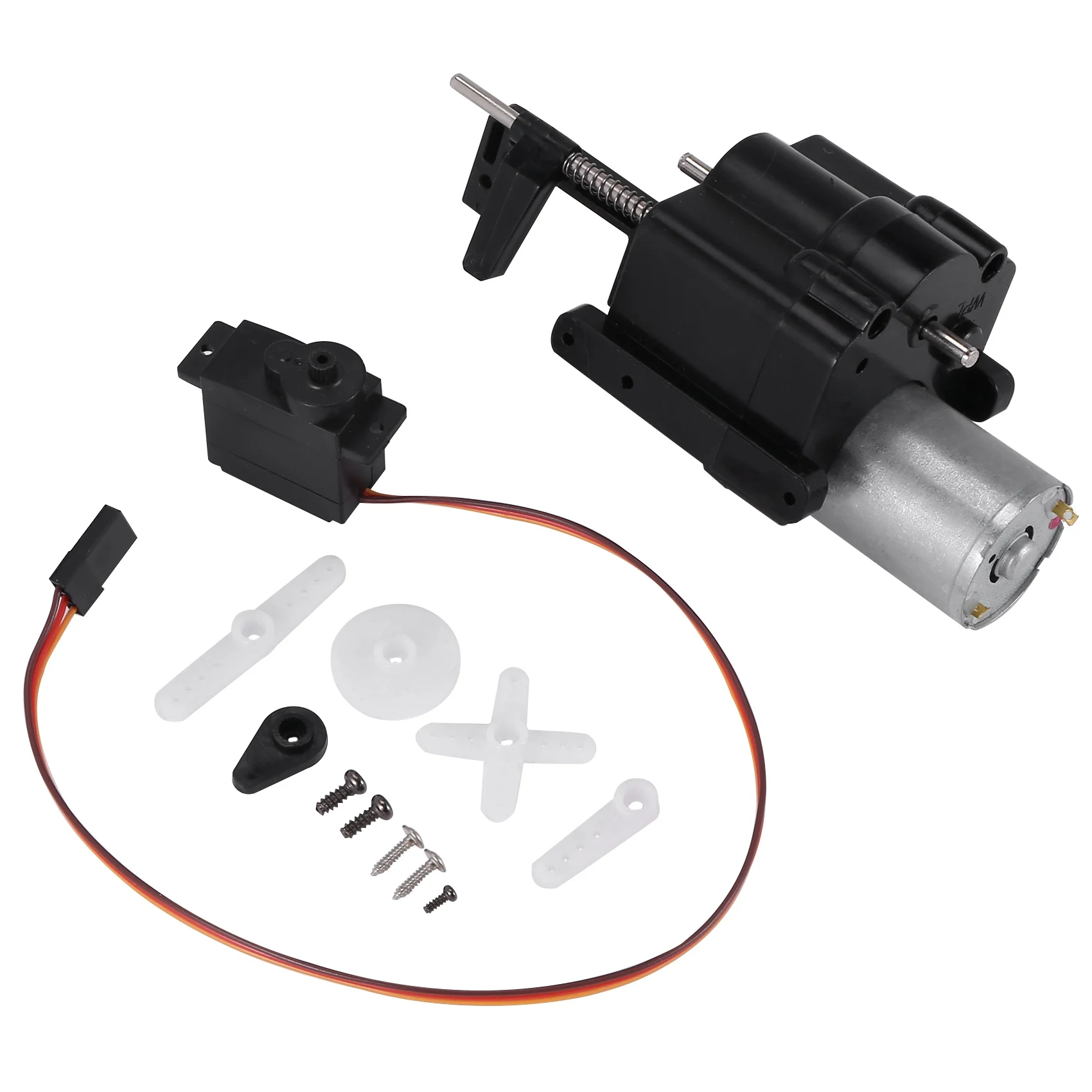 Запасная деталь для WPL B14 B16 B24 C14 C24 4x4 6x 6 Аксессуары коробки передач, арматура, вал трансмиссии с 2 скоростями