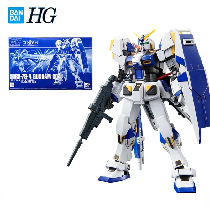 

Bandai оригинальный Gundam HGUC HG 1/144 RX-78-4 G04 PB ограниченная сборка Gunpla Костюм Аниме экшн-Фигурки игрушки подарки на день рождения