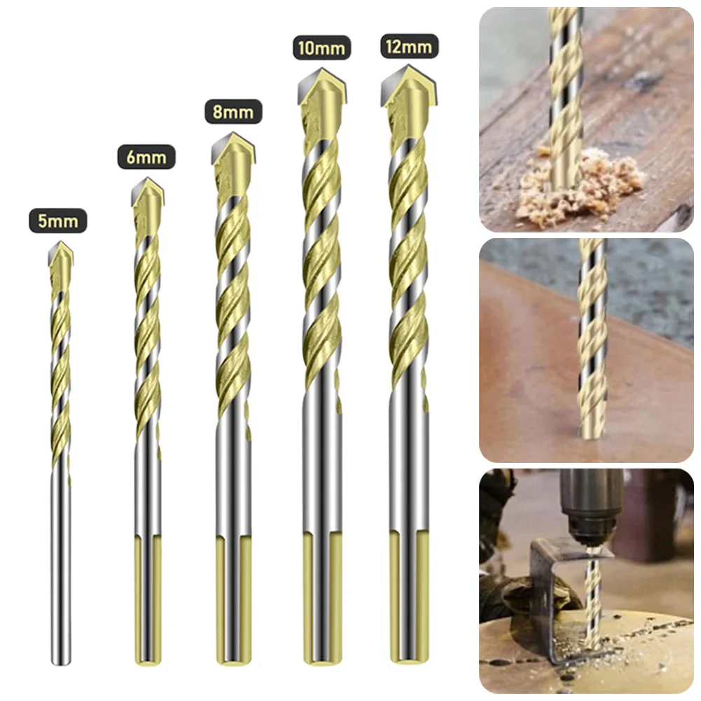 

1pc 5/6/8/10/12mm Multifunctional Drill Bit For Ceramic Tile Wood Metal Concrete Woodworking Tools Herramientas Brocas Taladro