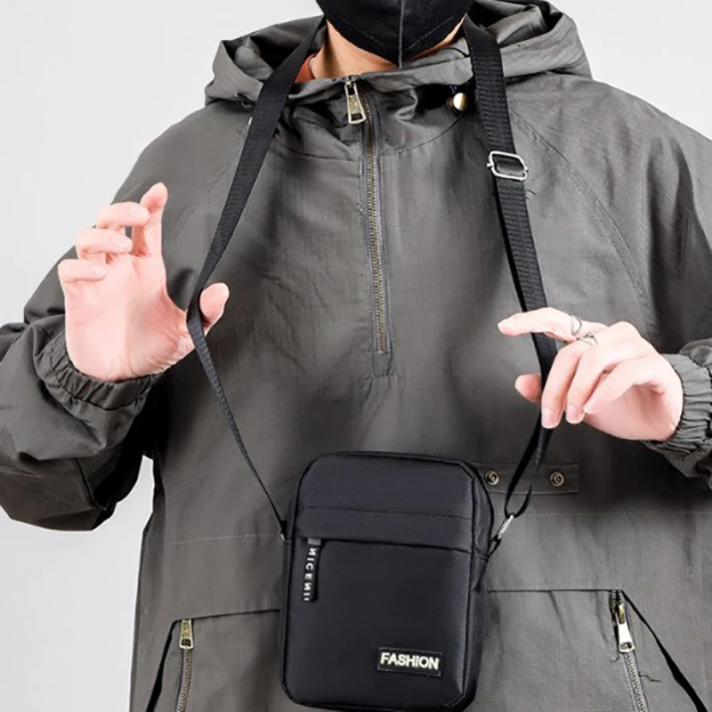 Мужская Сумка Через Плечо Для Работы И Отдыха Портативная Многослойная