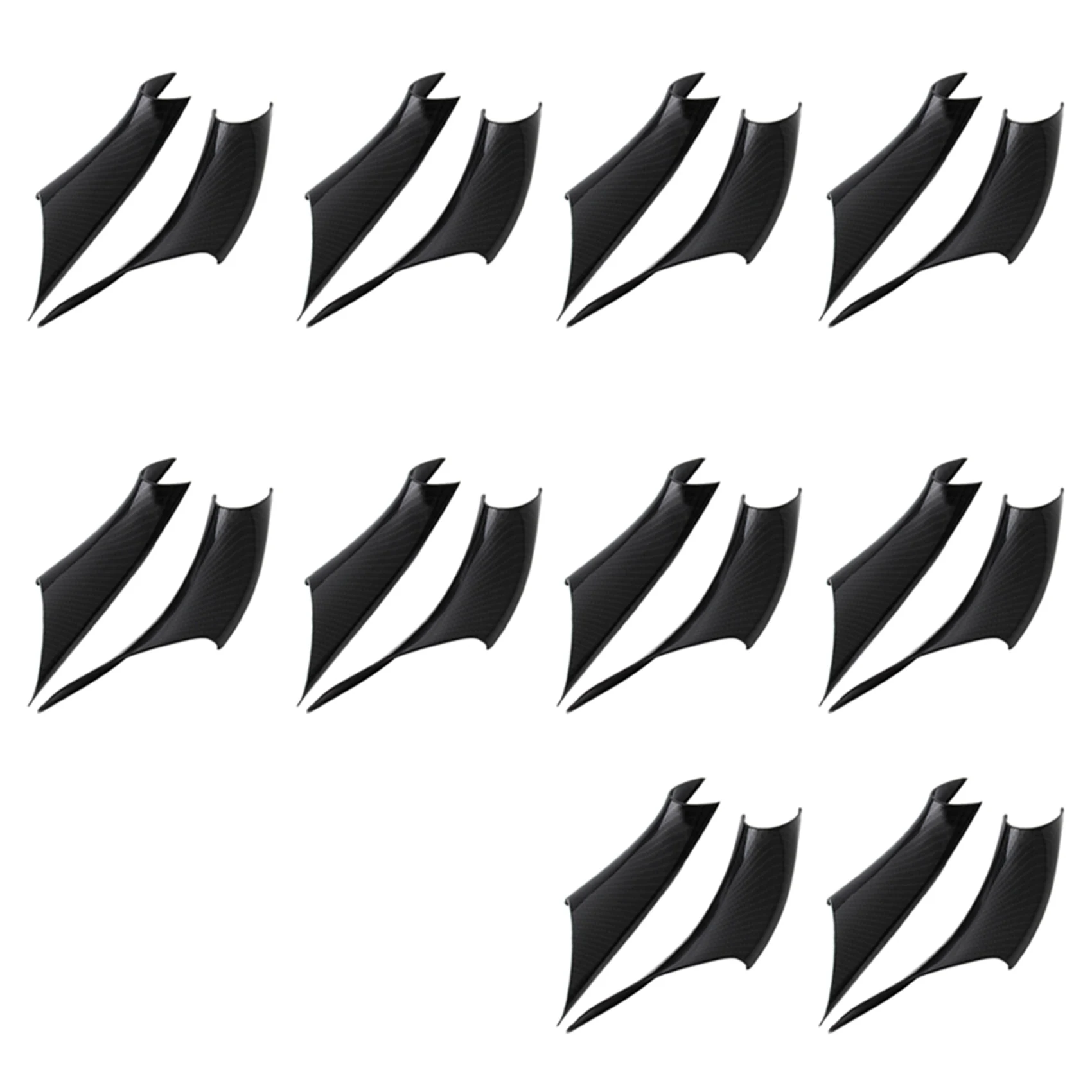 

Защитный чехол из АБС-пластика на ручку интерьера двери для BMW 3 4 серии 3 серии GT F30 F35 2013-2019, стиль из углеродного волокна, 20 шт.