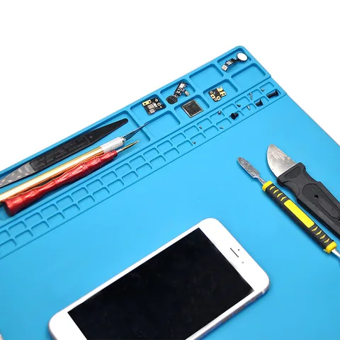 Силиконовый рабочий коврик WYLIE для ремонта телефонов