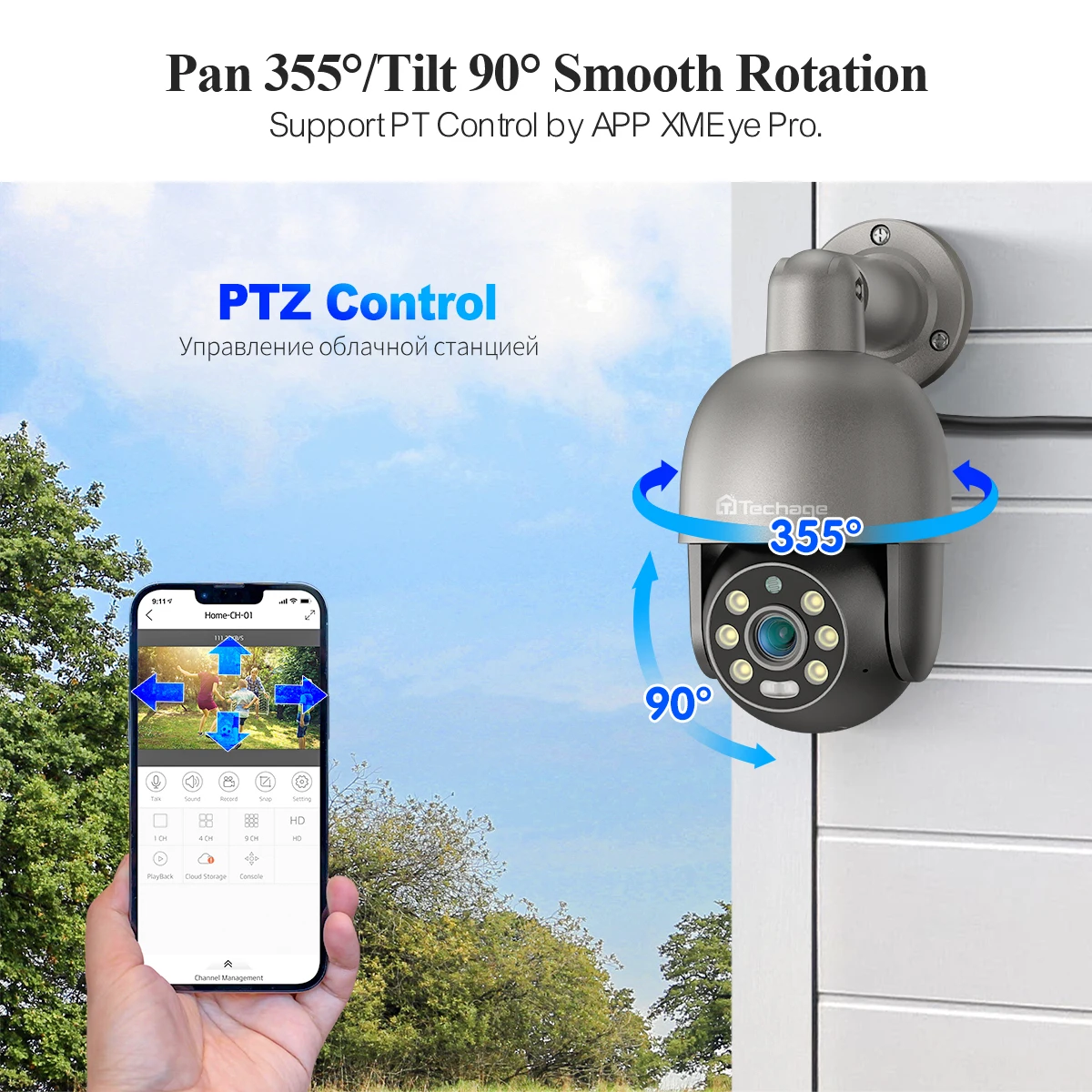 Рисунок 2 - Система видеонаблюдения Techage