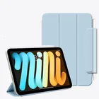 Магнитный чехол для iPad Mini 6, чехол для iPad Air 4, Ультратонкий чехол из искусственной кожи, подставка для iPad Pro 12,9, 12, 9 Pro, 11, 2021, чехол