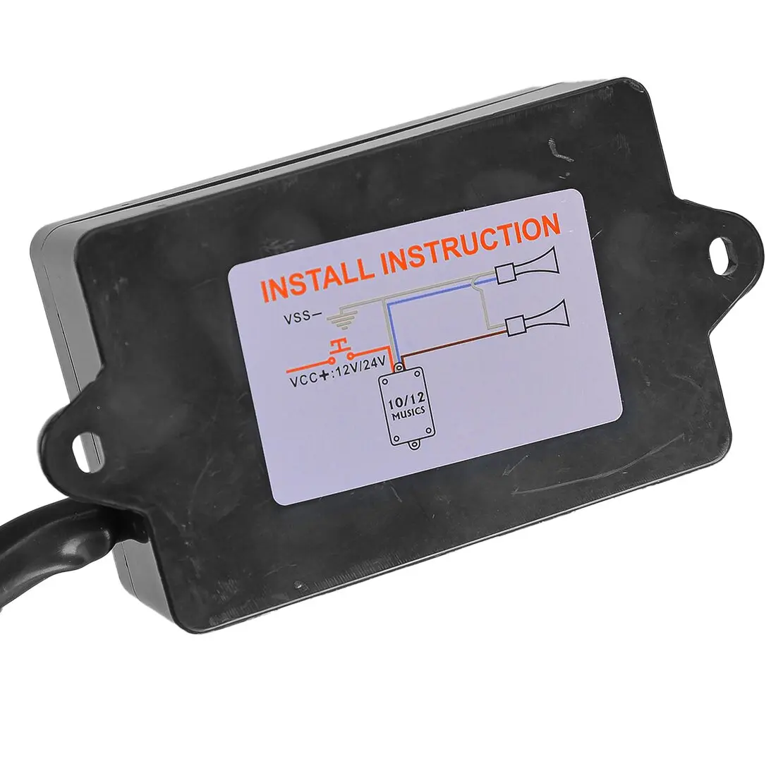 Фото НОВЫЙ Nhay 3 + Pro Music Rapid Horn Relay Controller 12-24 В 8 тонов подходит для мотоцикла, автомобиля, морской лодки №5