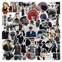 50pcs peaky blinders stickers tommy shelby graffiti stickers for diy luggage laptop skateboard motorcycle bicycle stickers