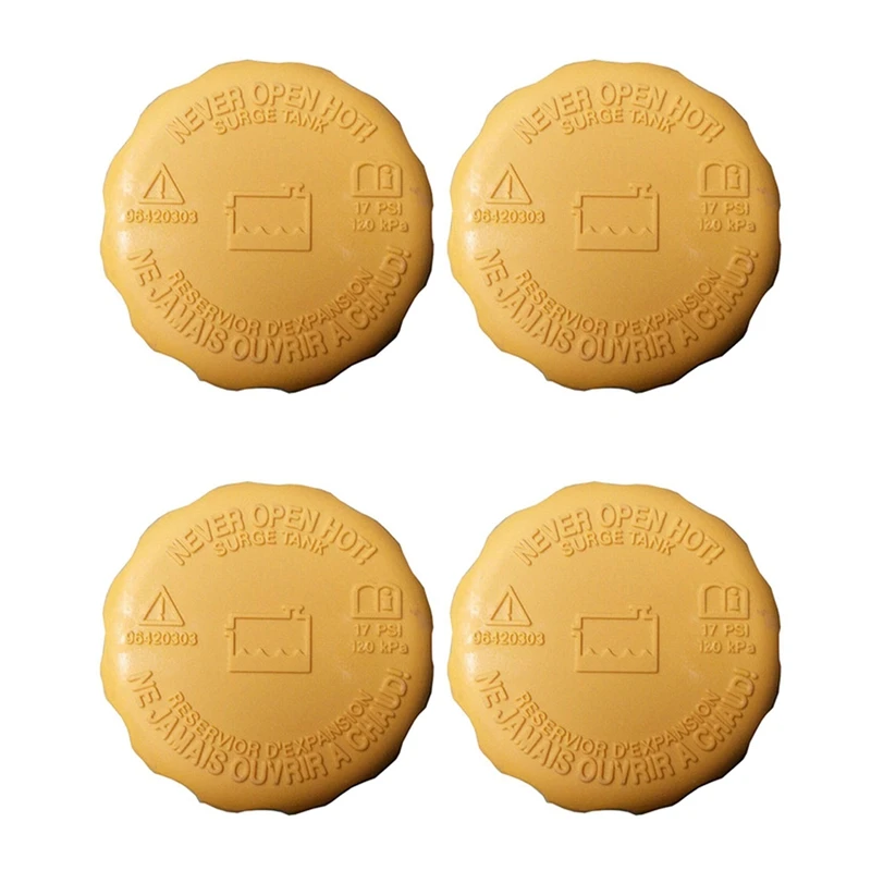 

4X Radiator Expansion Water Tank Cap For Chevrolet Aveo Optra Nubira Lanos Pontiac G3 For Ford 96420303 96536649