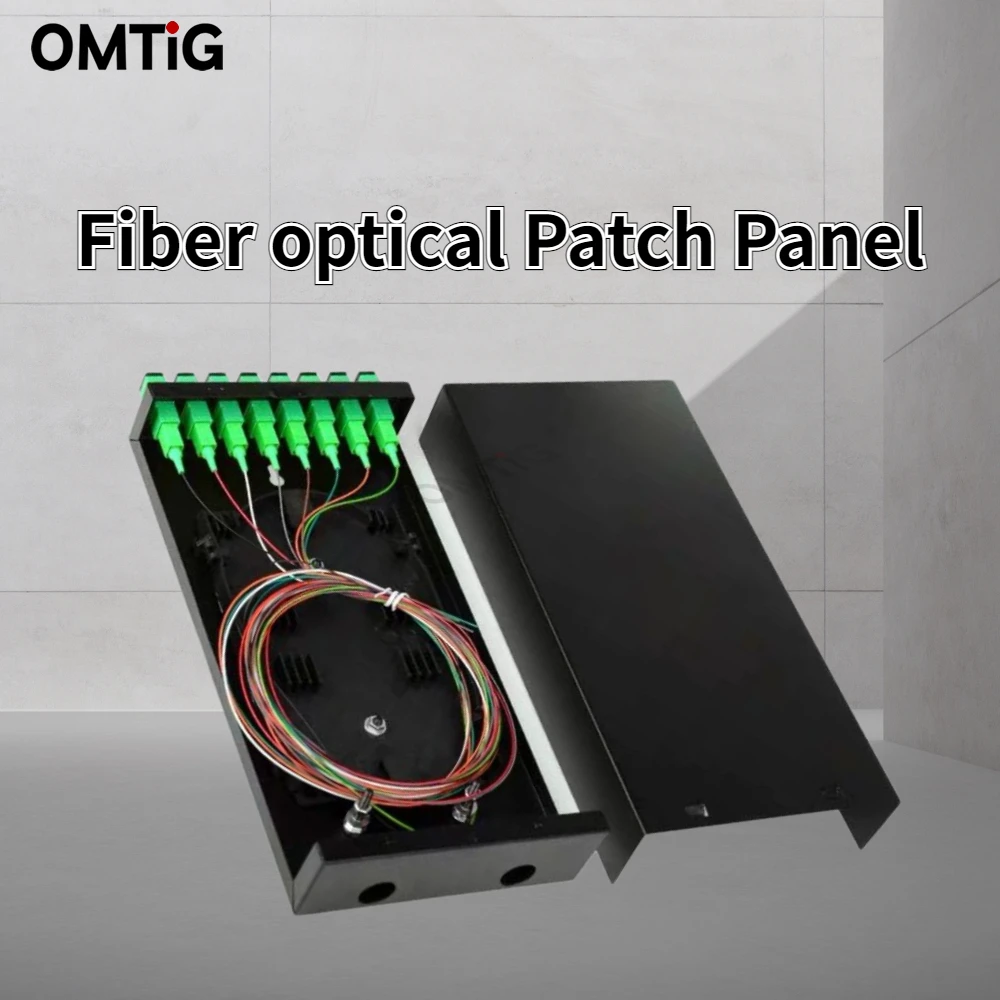 

Fiber optical Patch Panel Fiber optic terminal box 8 core Desktop Type SC APC with adapter pigtail 8 Ports CATV Promotion