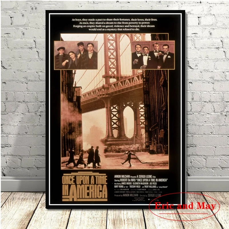 

Once Upon a Time in America Classic Movie Canvas Painting Wall Art Picture Vintage Poster Decorative Home Decor Cuadros