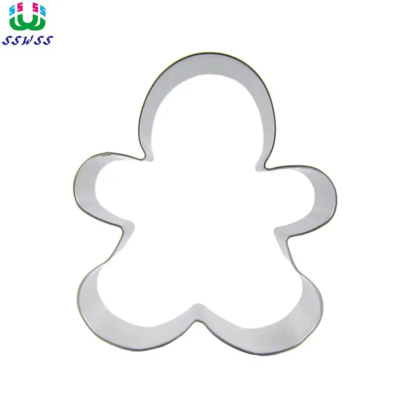 

Super Gingerbread Man Shaped Cake Cookie Biscuit Baking Molds,Mousse Cake Decorating Fondant Cutters Tools,Direct Selling