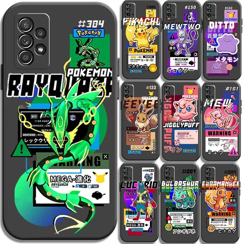 

Pokémon Design Phone Cases For Xiaomi Redmi K40 Gaming K40 Pro K30 Pro K40 Pro Plus Redmi K20 K30 Cases Carcasa Soft TPU
