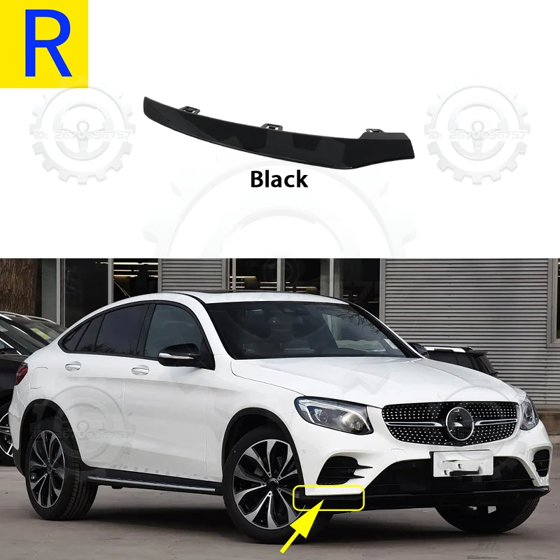 

Хромированная накладка на передний бампер для Mercedes Benz W253 X253 C253 GLC Class 2538855400 2538852800 2538855600 2016-2019 гг.