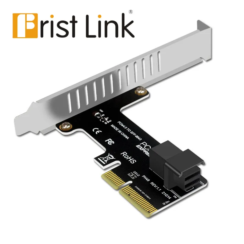 

Frist link SFF 8643 To PCIe 3.0 4X/8X Adapter Card 2 u.2 Port Card for NVMe SSD Converter Hard Disk Expansion Card for Desktop