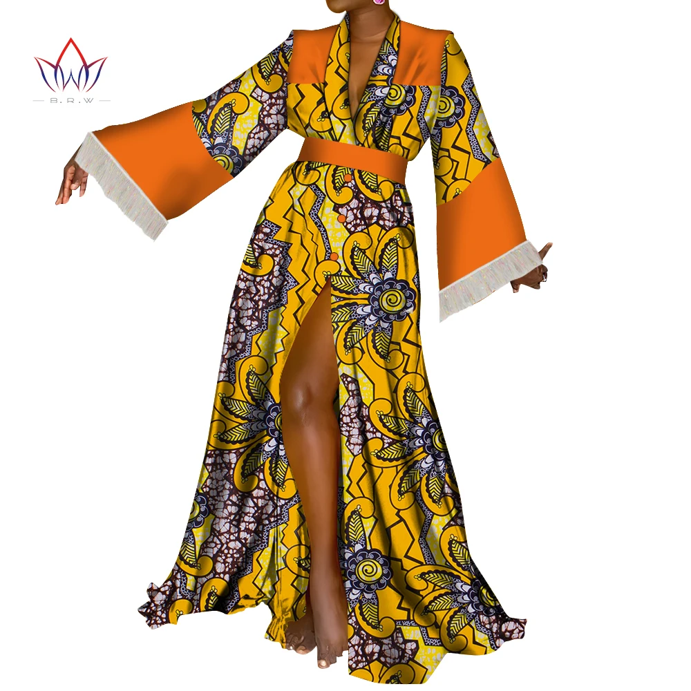Custom African Evening party Dresses for Women Bazin Dashiki African Print  Cotton ladies Mermaid Party robe Dress wy9790