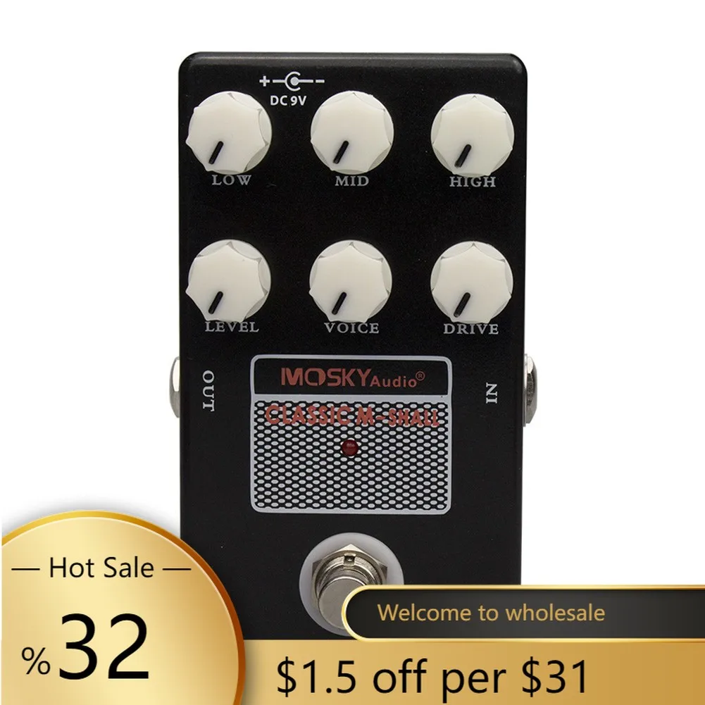 

Классический встроенный динамик, имитация привода, педаль для звукового уровня гитары, Регулировка выходного уровня, 12 дБ, аксессуары для б...