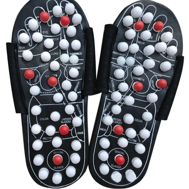 

Acupressure Foot Reflexology Foot Healthy Massage Slippers Foot Reflexology Walk Stone Foot Massage Kasut Selipar Urut