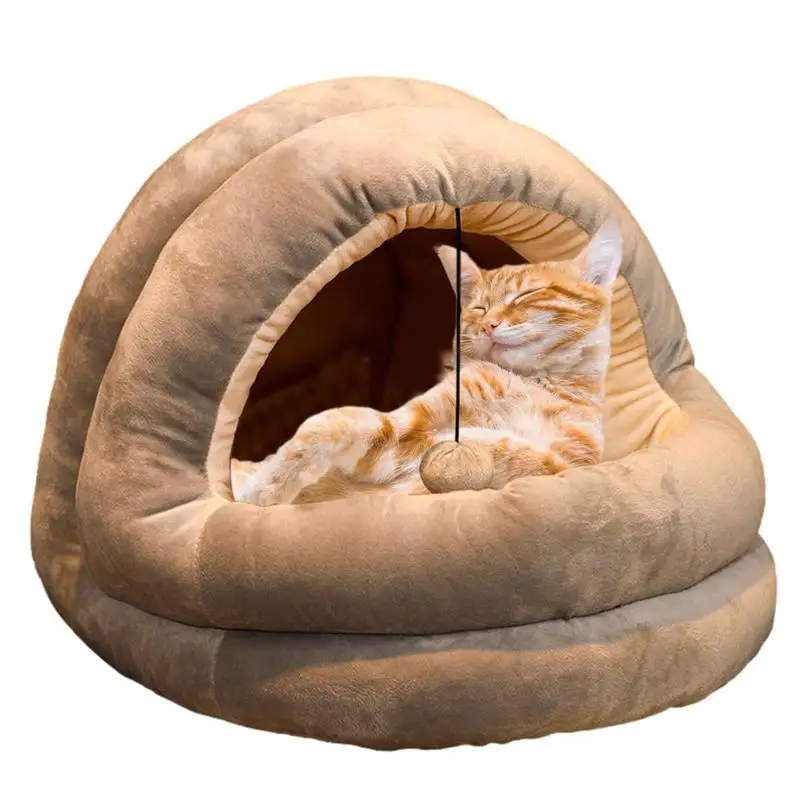 

Cat Bed Cave Removable Cat Caves For Indoor Cats Washable Removable Cat Cave Bed For Living Room Or Porch For Medium Large Cats