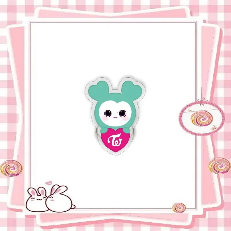 9 шт. Kpop Merch Twice прекрасный держатель для мобильного телефона брелок TZUYU SANA MINA JIHYO