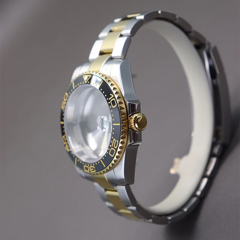 For Submariner Seiko NH34 NH35 NH36 Eta2824 Miyota 8215 Movement 28.5mm Dial Men's 40mm Watch Case Stainless Steel Watchbands