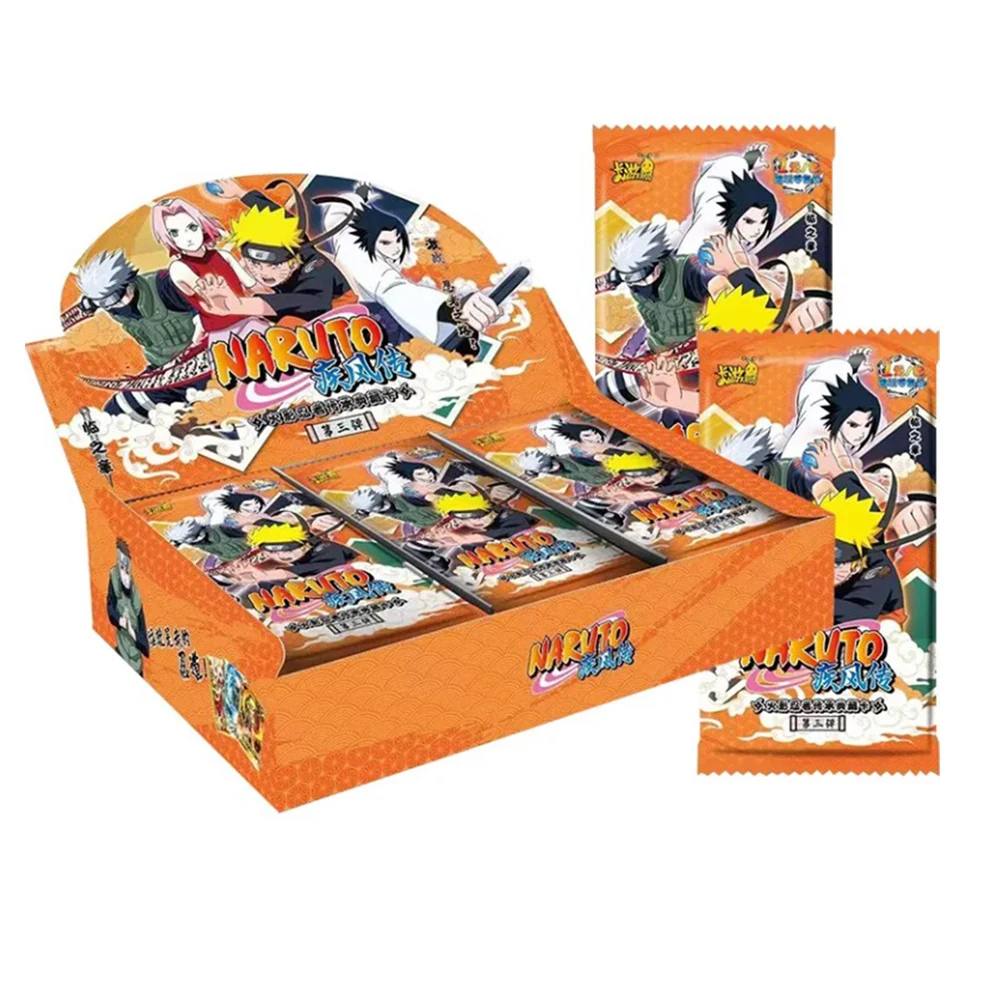 

Коллекционные Карточки KAYOU Naruto, игры, игрушки, детский альбом, игры в искусственную бумагу, хобби, подарочные коробки для детей