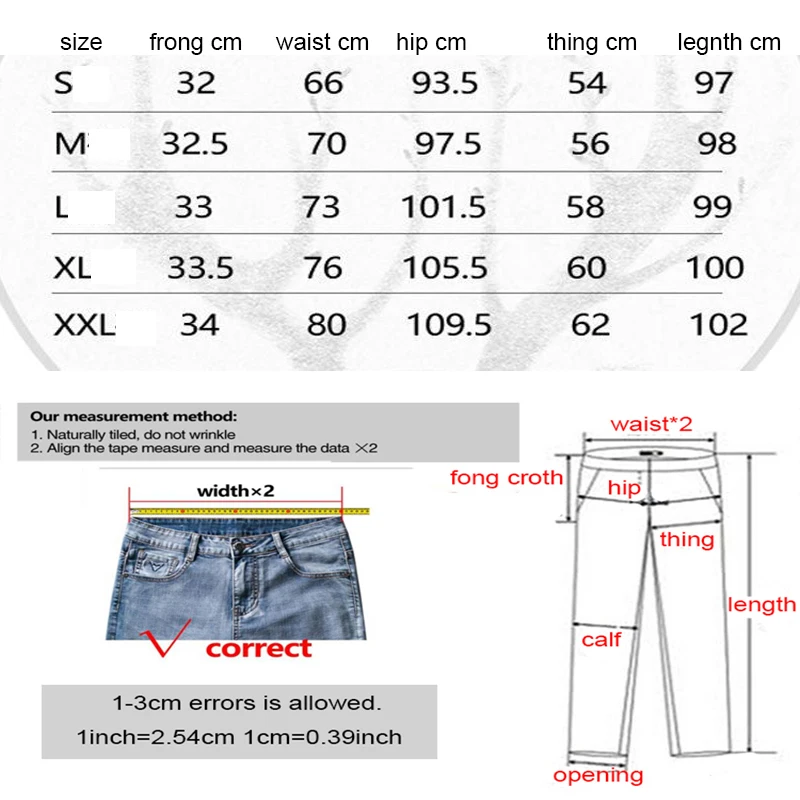 Jeans Denim women's plush loose straight wide leg pants warm autumn and winter high waist daily jeans