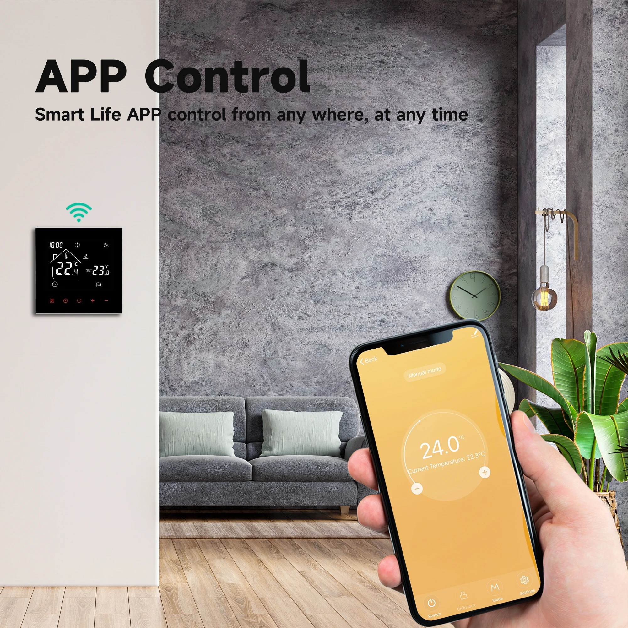 Tuya WiFi inteligentny termostat elektryczny ogrzewanie podłogowe woda/kocioł gazowy pilot temperatury dla Google Home, Alexa 3 Tuya WiFi inteligentny termostat elektryczny ogrzewanie podłogowe woda/kocioł gazowy pilot temperatury dla Google Home, Alexa 3