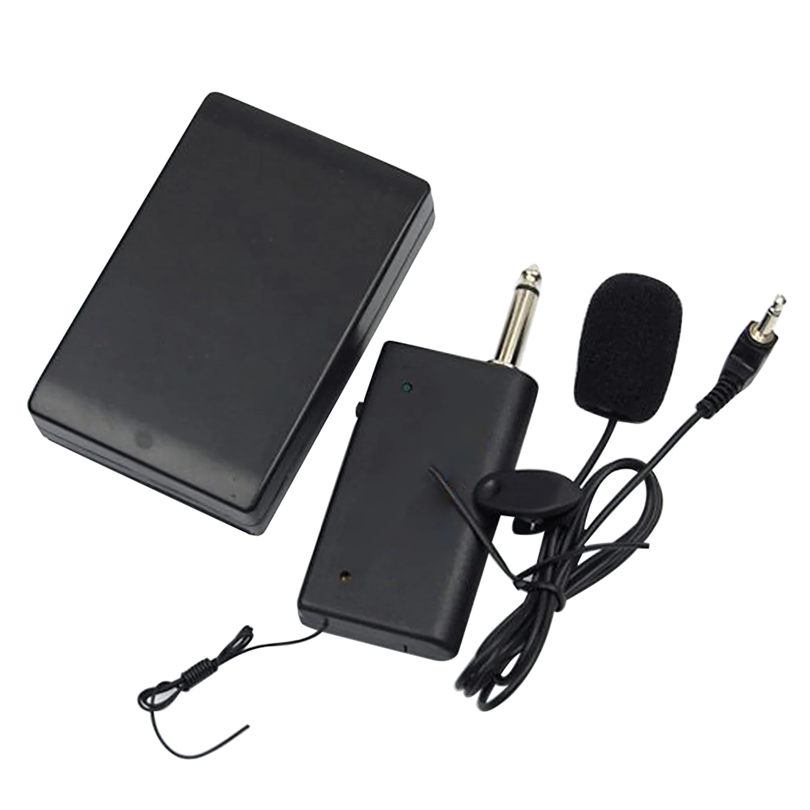 

Lecture FM Transmitter Party Lapel Clip Lavalier Receiver Portable Handheld Teaching Professional Wireless Microphone
