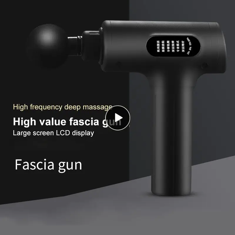 

Mini Fascia Gun Electric Massager USB Muscle Relaxer Six Gears Vibration Shock Massage Gun Relieve Pain Portable Fitness Device
