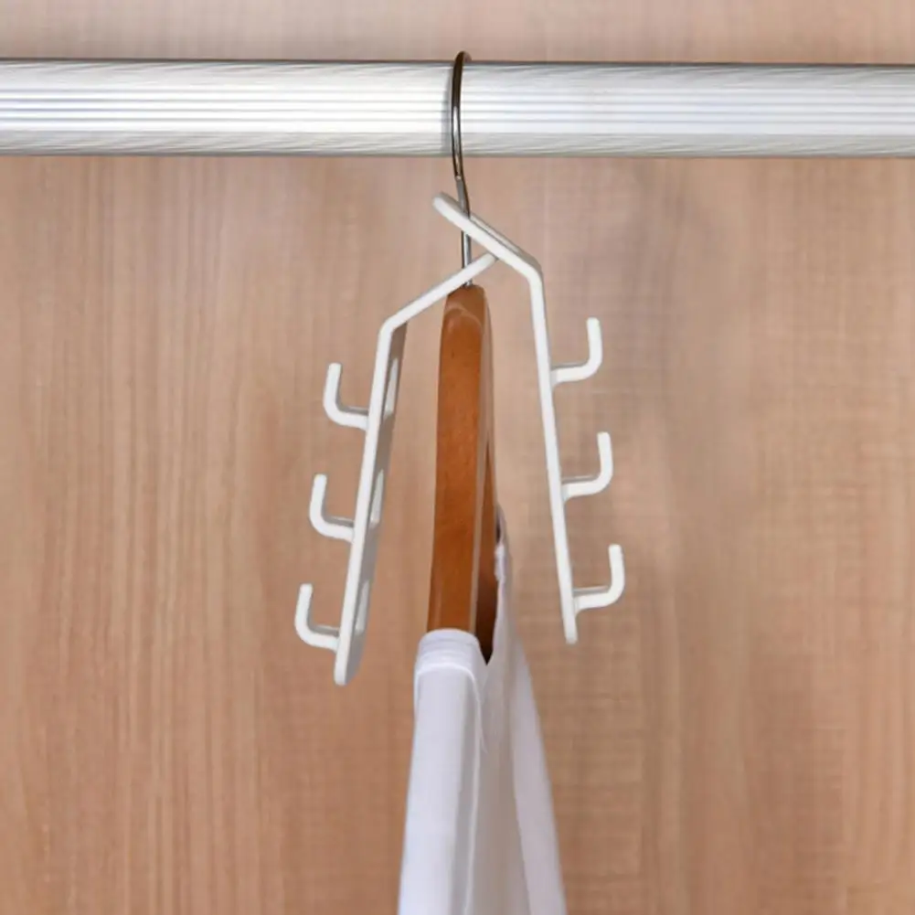 

1 Box Sturdy Clothes Hanger Hooks Anti-deform Reliable Clothes Hanger Connection Rack for Cabinet Clothes Hanger Rack