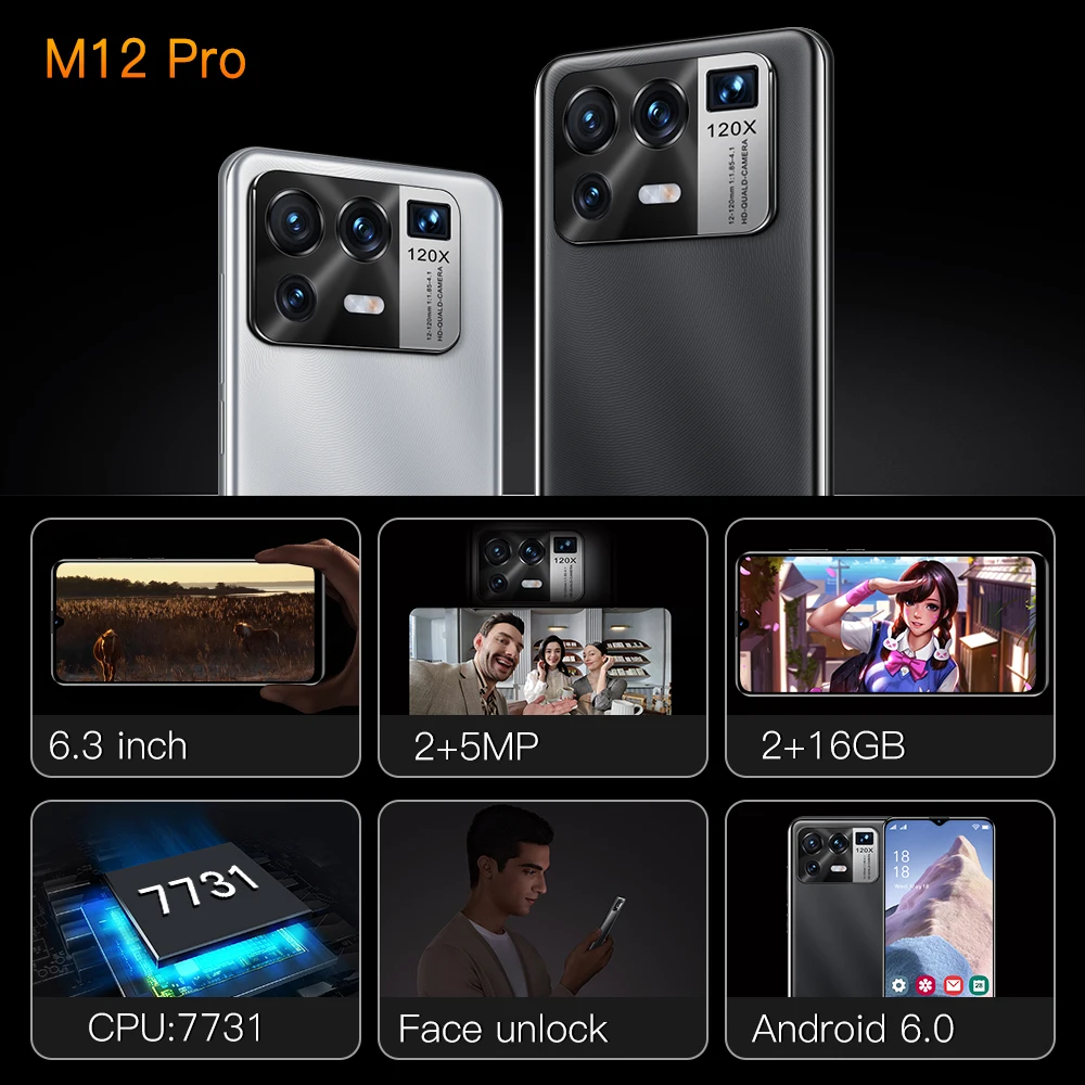 Новые реальные параметры M12 Pro |
