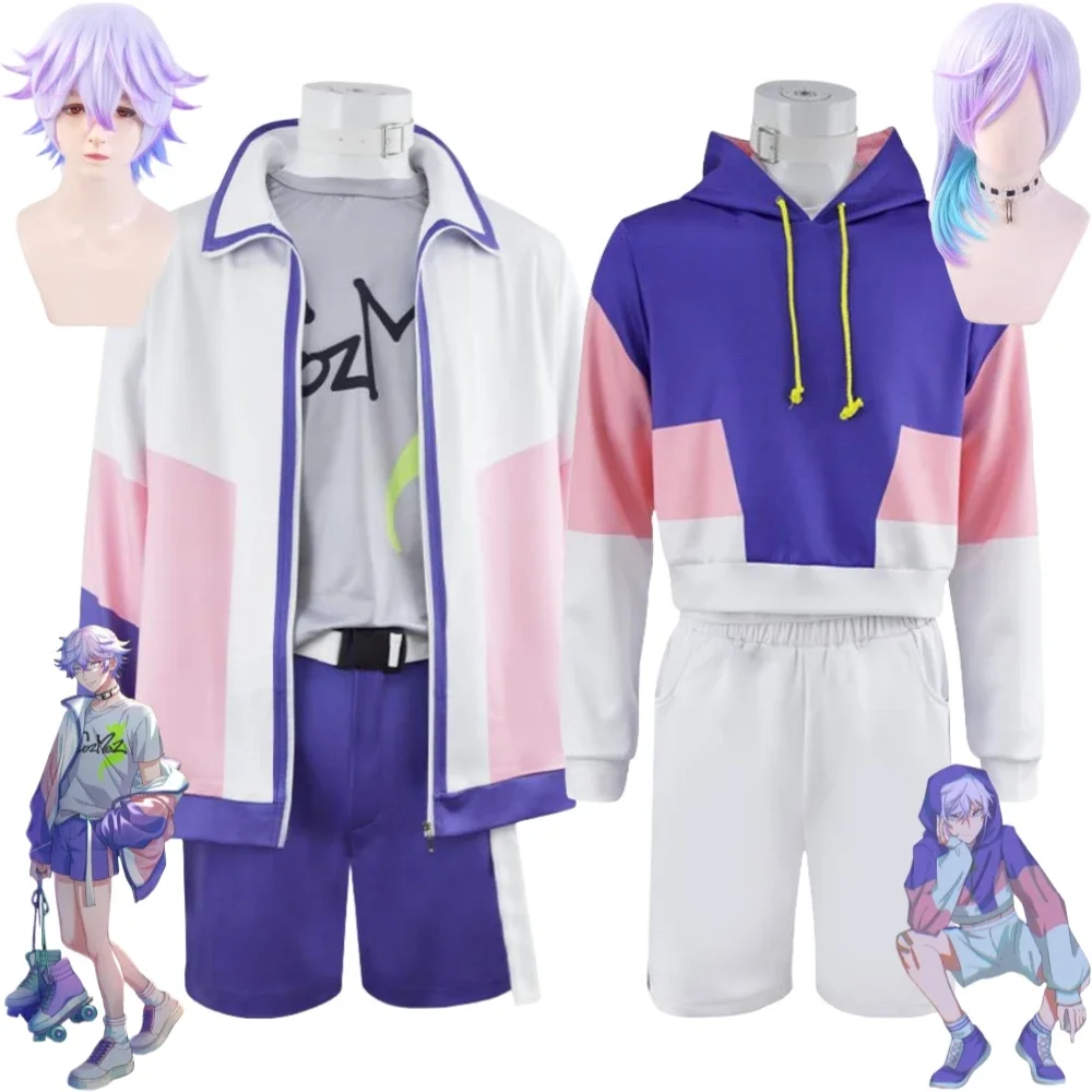 Костюм для косплея Yatonokami Kanata Nayuta парадокс Live Cozmez косплей парик аниме раппер