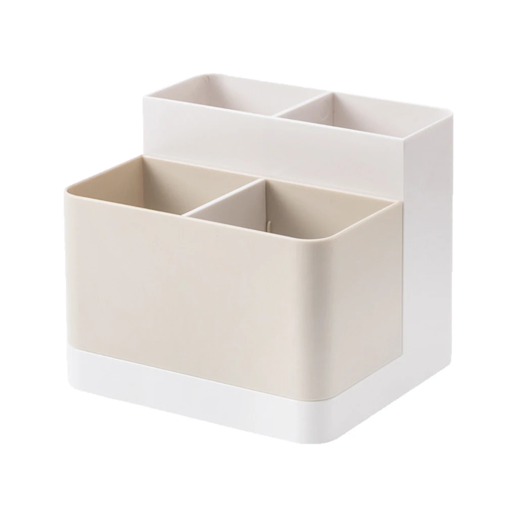 

Multi Grids Storage Container Desktop Green Remote Control Pink Apricot Stationery Sorting Box