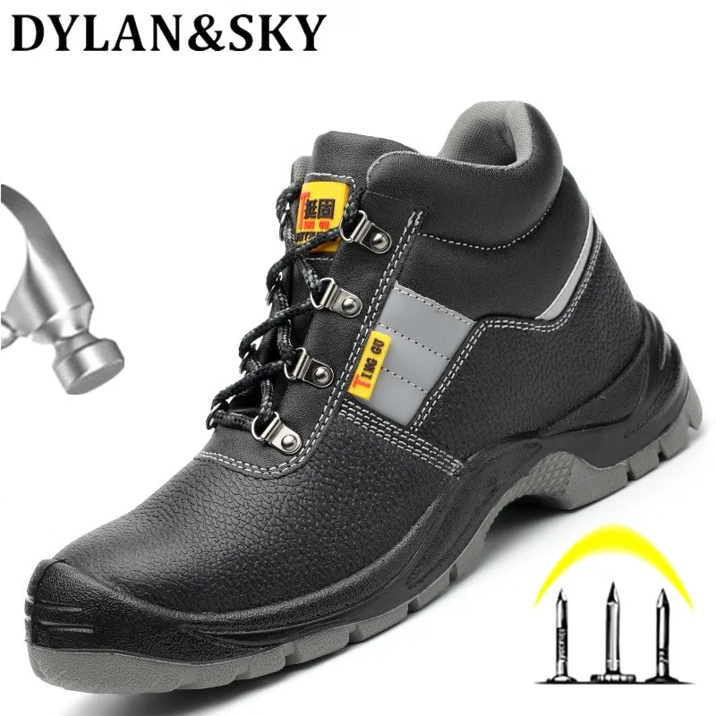 

Ботинки мужские рабочие антистатические, высокие зимние ботинки, защита от повреждений