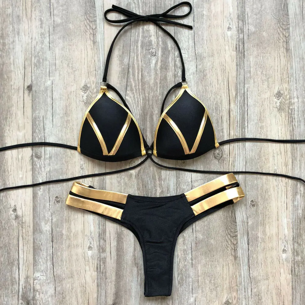 

New Summer2019Padded Push-up Ladies Women Sexy SetBathing Suit Brand