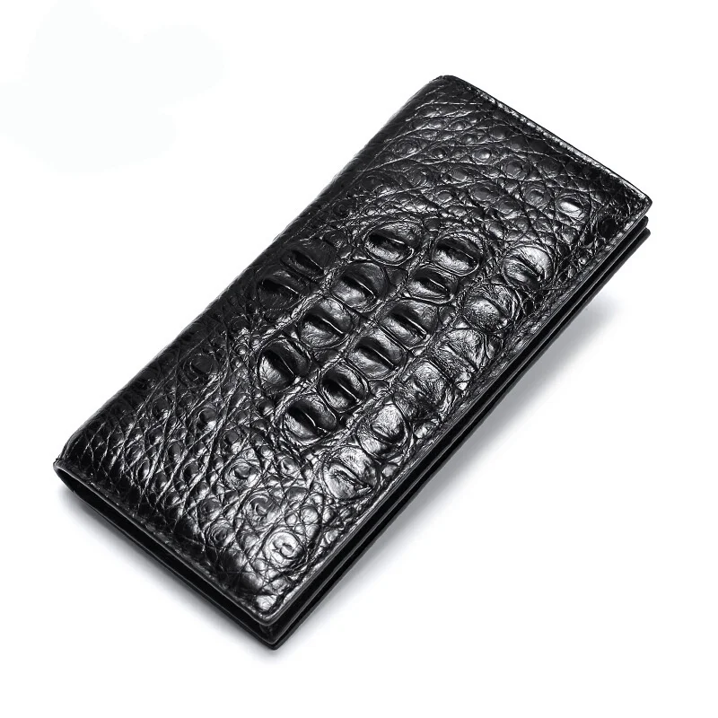 Crocodile Mens Wallet Men's Leather Genuine Wallet Multi Card Suit Clip Off Business Leisure Long Wallet Wholesale Luxury Purses