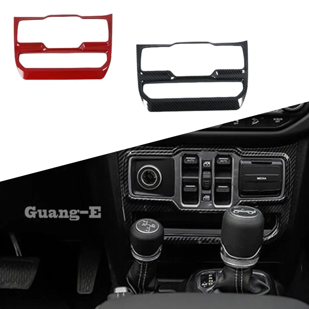 

Auto Glass Lifting Panel Covers for Jeep Wrangler JL 2018 2019 2020 2021 Car Stickers Window Control Frame Interior Accessories