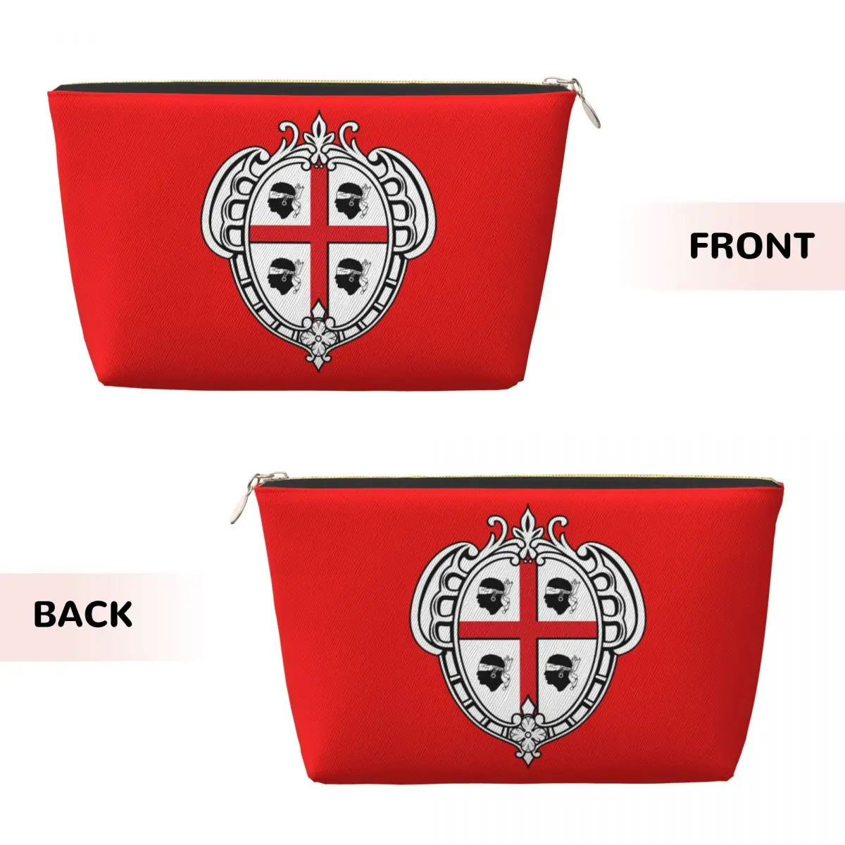 Индивидуальный флаг герба Сардинии женская сумочка для туалетных