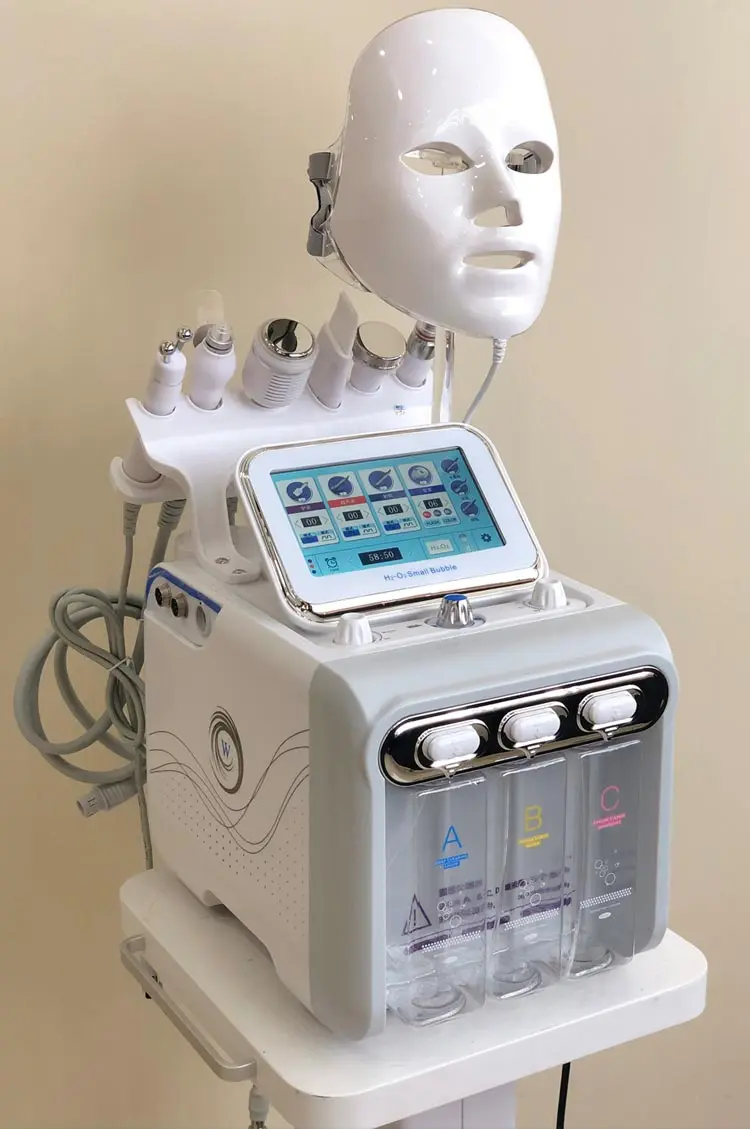 Профессиональная Ультразвуковая гидро-дермабразия для лифтинга лица 7 в 1