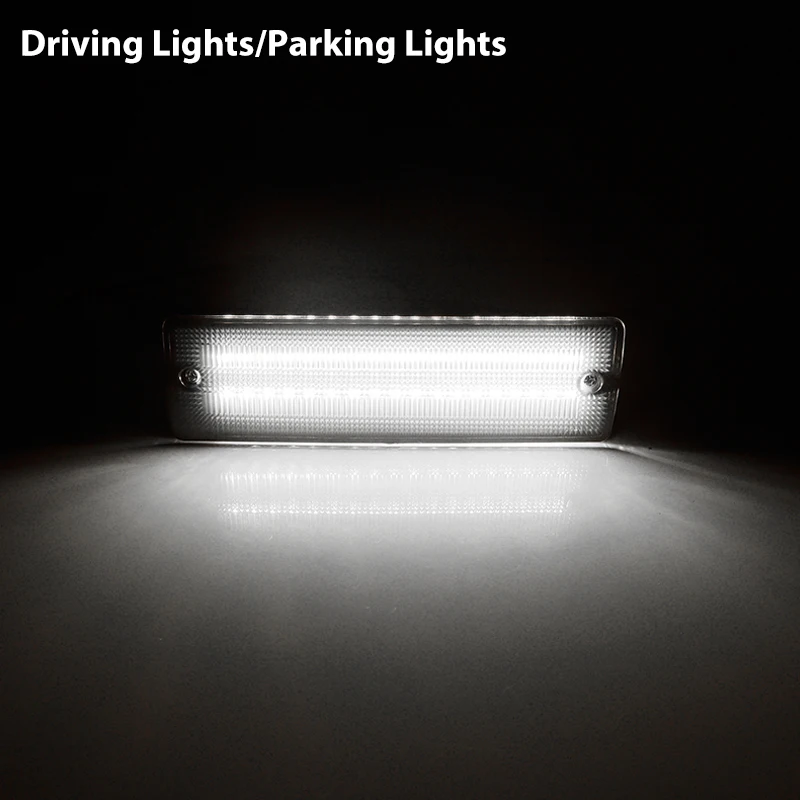 2 шт. автомобильный бампер сигнал поворота замена светодиодный светильник