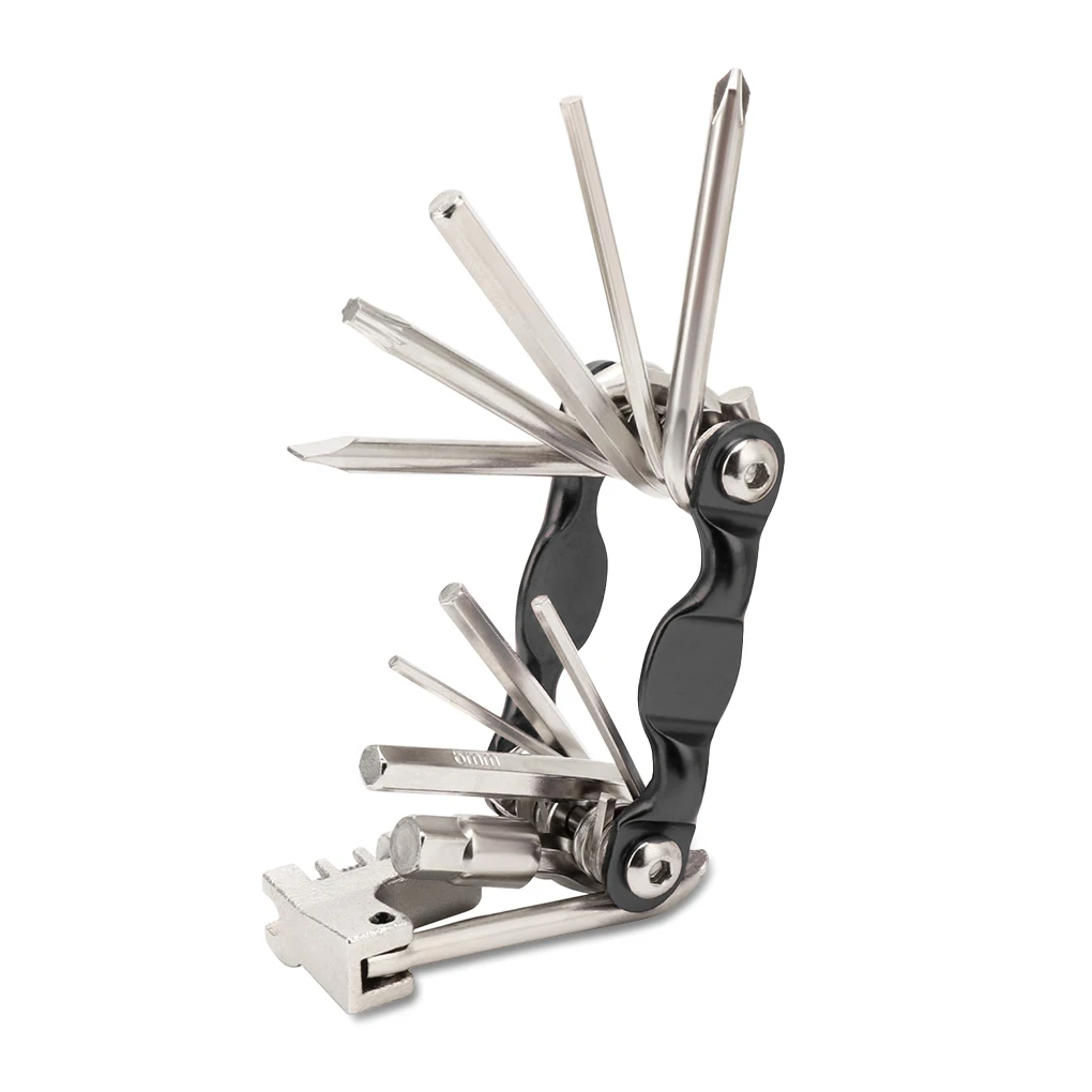 

Многофункциональный Набор для ремонта велосипеда 11 в 1, набор инструментов для ремонта велосипеда, гаечный ключ, спицы с шестигранной голов...