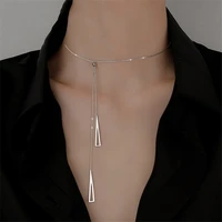 clavicle chain geometric triangle adjustable jewelry for women necklace