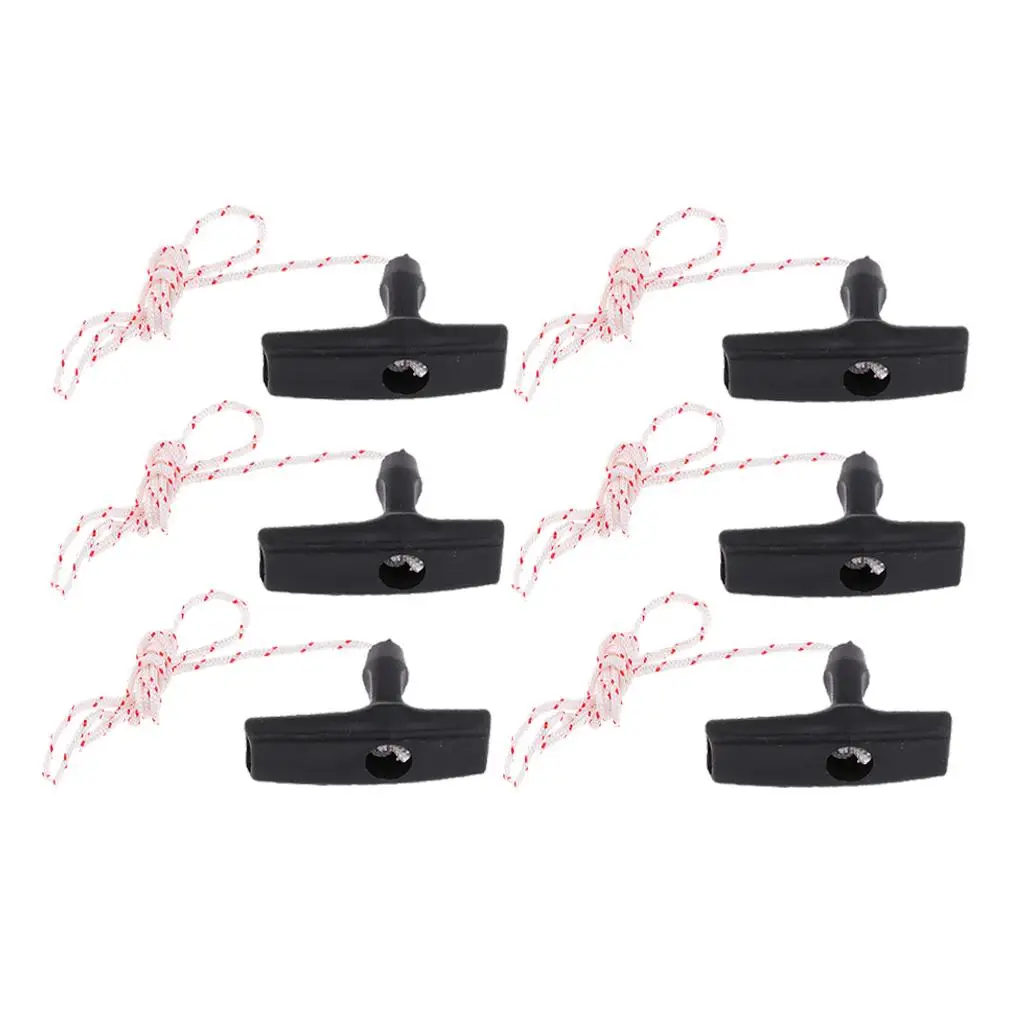 

6 X Strimmer Engine Pull Start Handle With Rope For 038 039 Chainsaw