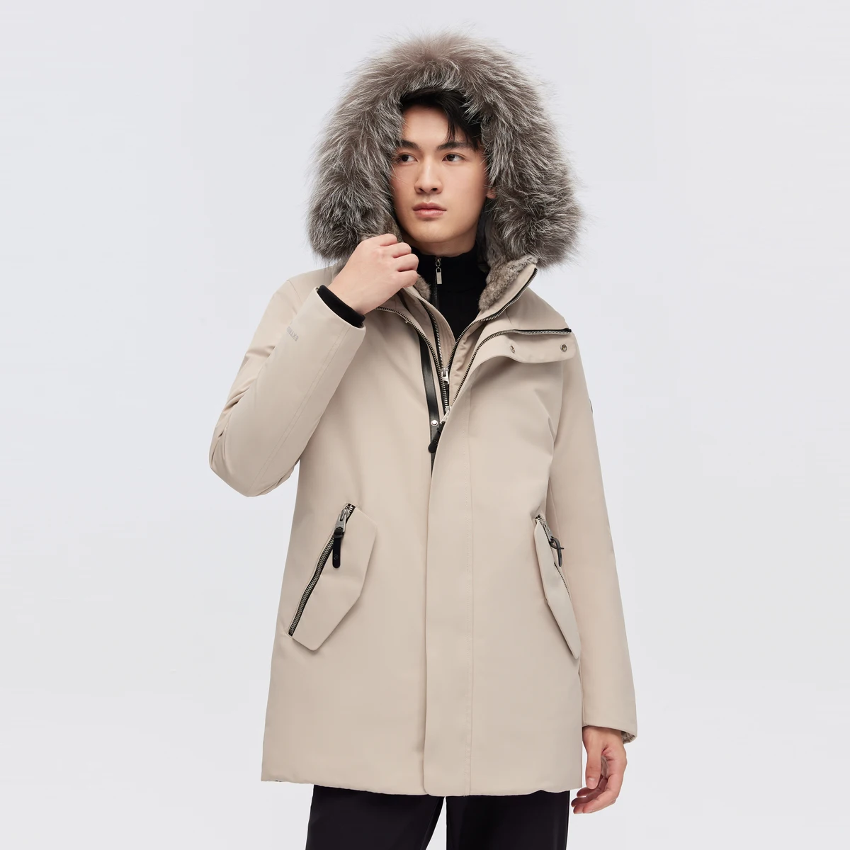 BOSIDENG высококачественный пуховик для мужчин 90% гусиный пух куртка