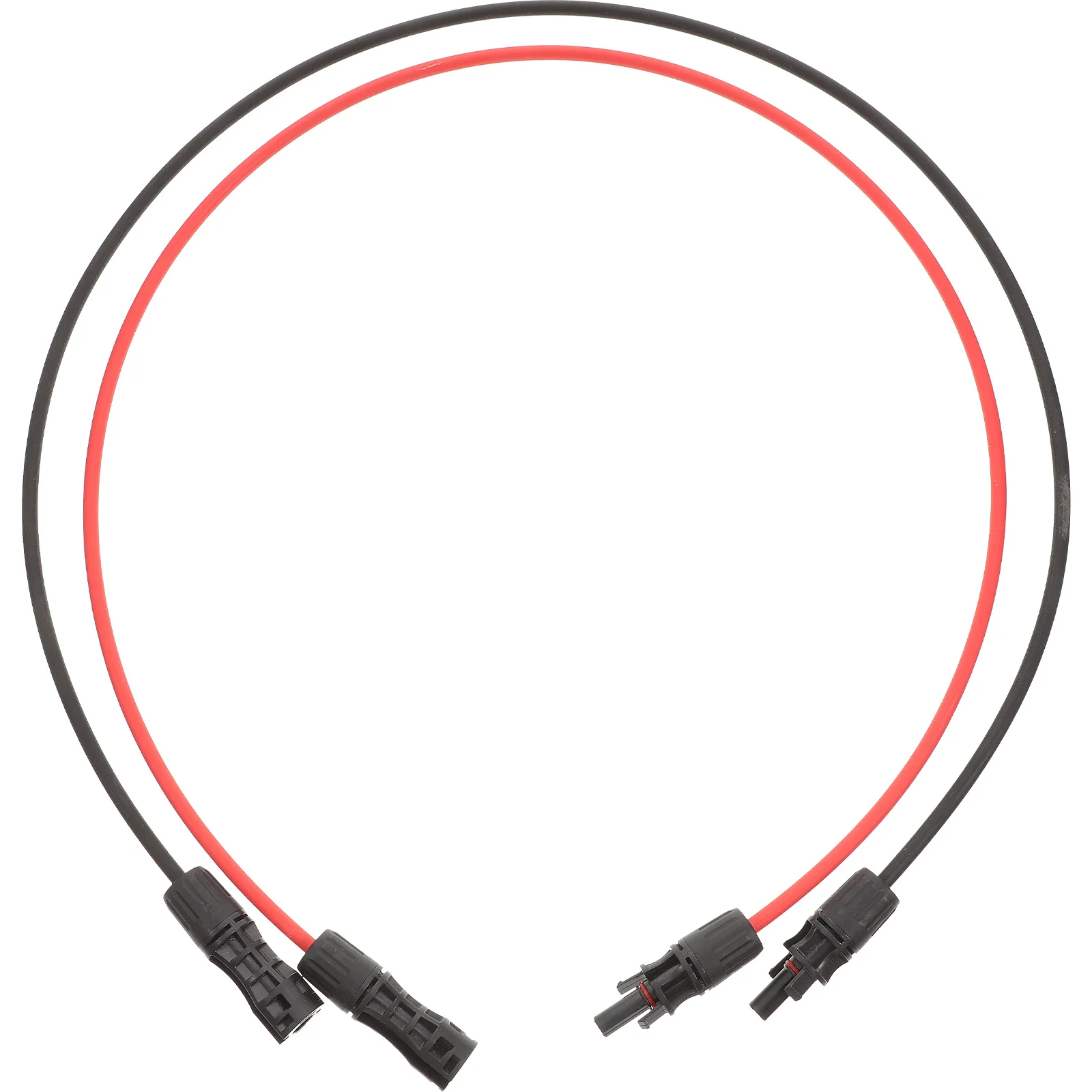 

2pcs Solar Panel Extension Cable 1500v 1-meter Solar Panel Wire For Car