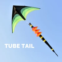 free shipping 3d kite tails rainbow windsock kite flying outdoor sport beach for adults kite nylon fabric kites snow sled air